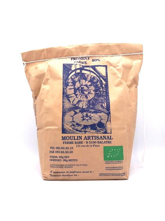Farine de froment 80% - sac 5kg PPR