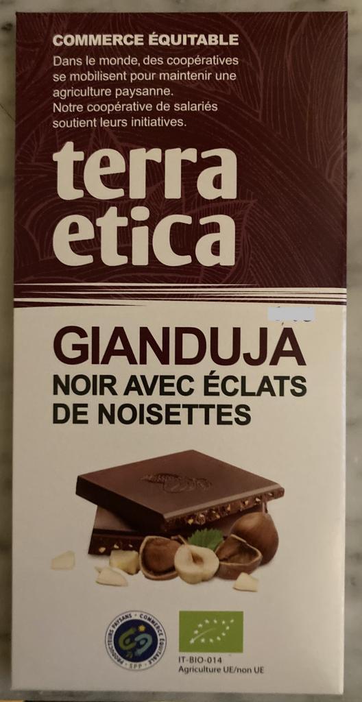 Chocolat noir Gianduja éclats de noisettes PPR