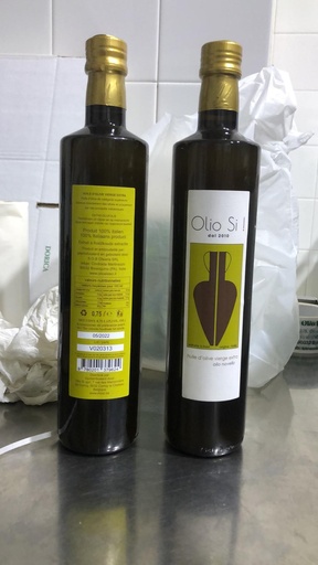 Huile d'olive extra Olio Si  (bouteille 50 cl)  PPR
